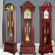 
Yunhao European style villa luxury vertical clock living room Chinese retro seat clock solid wood mechanical clock retro floor pendulum clock 9922