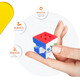 
GAN third-level mini mini Rubik's Cube 330 328 Yangcheng Tong Rubik's Cube pendant children's toy peripheral unzipping gift Standard 330 [keychain]