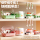 Juguetes de cocina para niños Huangen jugando a la casa de cocción y cocción para cocinar cocina de arroz y niñas de 3 a 6 años Regalo [verde] Juego de utensilios de cocina de 30 piezas