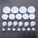 White plastic plug plug cap inner plug hole plug hole cover inner thread dust cover threaded hole protective sleeve round pipe plug ZEIROU D-M12 (50 pieces)