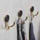 Fandiluo (fandiluo) clothes hook entry door shoe cabinet wardrobe clothes single hook wall hang wall fitting room clothes hook golden 6187-K gold