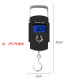 Jinghui Si Chuang portable electronic scale 50kg [compact, portable and accurate weighing] portable high-precision household express scale small scale spring scale luggage scale black JH1923