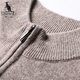 Kangaroo Cardigan Herren-Halbschildkragenpullover Zipper im mittleren Alter im mittleren Alter im mittleren Alter von Männern Strick-Basishemd DS6625 Zhonglan 190