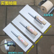 XMSJ手工木把泥板穿过尾抹泥刀铁板锰钢加厚抹灰板泥工抹子贴瓷砖灰 蓝胶把大号泥板12532手工制