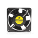 Free brand direct sales 12038 12cm 220V full metal fan 180 degree oven chassis cabinet high temperature resistant fan 80*80*25 iron leaf [220V]