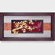 Qin Tinglanjing Regalos de graduación, melocotón y ciruelas, pintura personalizada de aluminio de oro, regalos conmemorativos del Día de Maestros Creativos de alta gama para maestros de escuela 42cm*81cm, melocotón y ciruelas,