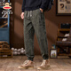 Big Mund Monkey (Paul Frank) Pure Cotton Dirty Work Casual Hosen für Männer Frühling und Herbst Neue amerikanische trendige, lose Bindungen vielseitige Männerhosen 9858H Erde Farbe [offizielle authentische] L [vorgeschlagen 110-130jin [Jin gleich 0,5 kg]]