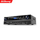 Qisheng AV-118 high power 5.1 household Bluetooth amplifier Dolby professional AV heavy bass hifi home theater KTV audio speaker card pack HDMI high definition amplifier AV-106 lossless 5.1 amplifier