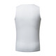 WOSAWE Cycling Basement Sweatshirt Road Bike Mountain Bike Sleeveless Quick-Drying Sweat-Absorbent Vest Men's Sports Underwear Wing Transparent - White Sleeveless Sweatshirt/High-Gloss Reflective L (Suitable for 65-75kg)