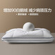 LOVO Luolai Life brand pillow core, cotton negative ion antibacterial goose down pillow can be washed [Full cotton antibacterial washable down pillow] Medium and low pillow 46*72cm