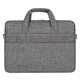 BEDOME 9902 Moidure à main, sac de rangement d'informations en tissu, sac à comparer oblique, grande capacité multicouche, sac à fermeture éclair, sac de service de bureau étanche, personnalisation, gris foncé (taille: 400 * 280 * 70 mm)