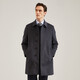 YOUNGOR (YOUNGOR) men's coat men's single-breasted jacket slim-fit business coat wool blend down liner VYSY015110CFY gray S 165/88A