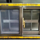Meikejie aluminum alloy doors and windows custom-made anti-theft integrated windows for rural toilets, kitchens, sliding windows, farm windows, height 40 cm, width 50 cm (frosted)
