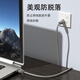 山泽（SAMZHE）水晶头保护套 内径8.0mm 50个装 七类7类网线RJ45电脑网络护套 蓝色 HT701