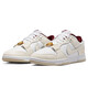 耐克（NIKE）女鞋2025夏季Dunk Low低帮复古板鞋运动鞋休闲鞋DH9765 DV1160-100米白红金属扣 36.5
