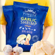 FINUTE Qu Laifu Chips de crevettes 240g Saveur d'ail Coréen original importé croustilles craquelins de crevettes nourriture soufflée collations du Nouvel An
