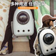 Capsule de sac de sac de chat du jour le lendemain de Bei Chuzhong Capsule portable pour animaux de compagnie PORTABLE BOIRE BOX AIR SORTIELLE BOX SUCTRACE NOIR ET BLANC [PAS DE PORTE DE SACE] [Applicable à 18 Jin [Jin est égal à 0,5 kg] Cat intérieur]