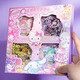 100 cartoon stickers without repeating Melody Kulomi Kapibala Panda Guka Hand Account Sticker Gift Box Girl Children Hand Account Sticker Decoration Small Pattern [about 100 pictures] Cute Star Party Sticker Gift Box