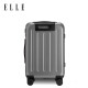 ELLE 24-inch fashionable suitcase graphite gray trolley case universal wheel password box women's zipper password box