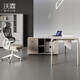 Wolin Office Furniture Boss Desk Simple Desk Modern Single General Manager Light Luxury Computer Table and Chair Combination 1.6 Meter Boss Desk Left and Right Interchangeable Regular