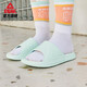 Sandales à glissement de merde de style pic de pointe Sandales de sport d'été pour hommes Sandales de sport extérieur et confortables Chaussures de plage non glissantes Gouache vert (style féminin) E12138L 35