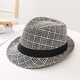 Nozhimeng outdoor jazz top hat men curled British style retro straw hat middle-aged and elderly stage performance hat NM673 yellow average dock circumference 58cm