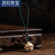 Ding FEI peach wood bell pendant mobile phone chain hanging ornament pendant cute men and women personalized U disk lanyard key creative gift hanging peach wood A25-102