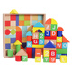 QZMEDU large particle building blocks for young children early education puzzle building toys for boys and girls digital letters cognitive birthday gift