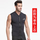 Shark Bart 5MM surfing suit wetsuit sleeveless snorkeling thermal vest cold-proof winter swimming vest men's and women's split swimsuit 5MM black vest 2XL