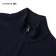 LACOSTE French crocodile men's wear solid color wool sweater sweater zipper stand collar jacket | AH1955 166/navy blue regular XL 6
