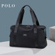 POLO travel bag, women's handbag, men's sports and fitness bag, dry and wet separation large capacity luggage bag, single shoulder crossbody, expandable