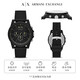 Armani (ARMANI EXCHANGE) watch men's silicone strap quartz European and American watch birthday and New Year gift for boys AX1344