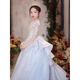 格素凡儿童礼服轻奢小众婚礼花童走秀演出服女童公主裙生日宴会钢琴演奏 主图款 140