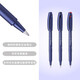 Schneider (Schneider) Nutral Pen Fiber Pen 847 Oficina de Negocios de Estudiante Firma Caminata Caminata Líquido recto Gran capacidad Tinta antivolátil 0.5 [Recomendación del examen] Negro 5 paquete