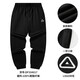 Peak fleece sweatpants men's new loose and comfortable knitted leggings casual sweatpants student warm trousers black L