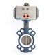 
AllStar D671F pneumatic clamp type butterfly valve tetrafluoro 304 stainless steel plate corrosion resistant acid and alkali resistance high-end pinless valve DN200 (AT actuator)