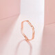 Saturday Fortune (ZLF) 18K gold ring for women, rose gold plain ring, ring tail ring, holiday gift for girlfriend, No. 13