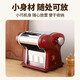 
Jingyan electric noodle machine multi-function stainless steel noodle press household dumpling leather machine fully automatic small noodles rolling red two-cut type [bold copper wire 8-speed adjustment] commercially available [high-quality steel knife] Pengpai motor
