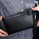 Kuqidaishu neuer Männerkupplungsbeutel Herrenbeutel große Kapazität Handtasche Geschäfte Casual Top Schicht Weiche Lederhandtasche Brieftasche [Echtes Leder] Khaki