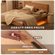Original solid wood bed Modern simple bedroom suspended bed Japanese Nordic rechargeable oak 1.8 meters double bed L701I