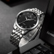 
TIAN WANG Gift Canghai Series Couple Steel Band Quartz Watch Men's Business Ladies Casual Simple Watch 3887 Black Steel Band Men's Watch-3798