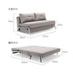 Innovation Karubi-Sofa Bett faltbar Kleine Wohnung Wohnzimmer Studie Schlafzimmer Leichte Luxus doppelte faltbare integrierte Zweizweck-Nr. 521-160 [Anpassungsstoff Bitte flirten Sie mit Kundenservice]