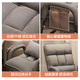 Computer chair, home comfortable backrest, lazy sofa, folding recliner, study room, office chair, dormitory, leisure e-sports chair, upgraded thickened and extended backrest, khaki color - waist support, neck protection + footrest