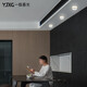 Yijixiguang light luxury downlight led embedded crystal aisle light corridor light entrance ceiling internet celebrity creative ceiling light entry spotlight opening 7.5cm hole light concave shadow - small gold 7W (opening 7.5-8.8cm) white light (6000k)