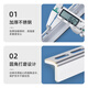 Shijing is suitable for Gree air conditioner outdoor unit bracket 304 stainless steel air conditioner shelf Midea Xiaomi Haier and other air conditioners universal 1-1.5P stainless steel thickened version - with stainless steel screws