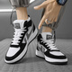 
New foot size Putian men's shoes large size student 46 summer high-top wear-resistant men's shoes waterproof 38 size 47 versatile breathable small shoes trend 9902-1 white and blue (cotton shoes) 46