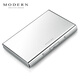 
modern modern MODERN metal card box stainless steel money clip card bag thin NFC anti-theft bank card case RFID stainless steel map model