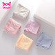 MiiOW 5-pack cotton underwear for women solid color simple breathable elastic mid-low waist women's briefs week pants N18215 color 5-pack L