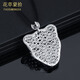 Flowers and grass covered platinum pendant for men PT950 platinum pendant fashionable and domineering simple platinum leopard pendant men's necklace platinum small platinum pendant about 6.63g
