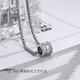 Qi Xiaomi titanium steel necklace men's trendy light luxury high-end clavicle chain handsome hip-hop small waist pendant internet celebrity sweater chain pendant small waist necklace